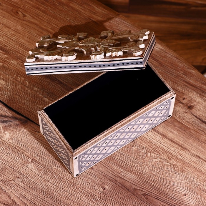 Шкатулка 24х12х12 см, албезия