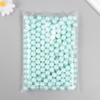 Набор бусин "Жемчуг" d 12 мм, 250 гр, светло- голубой