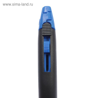 Нож универсальный ТУНДРА, 2К корпус, защита руки, трапециевидное лезвие (2 лезвия), 19 мм Нож универсальный ТУНДРА, 2К корпус, защита руки, трапециевидное лезвие (2 лезвия), 19 мм