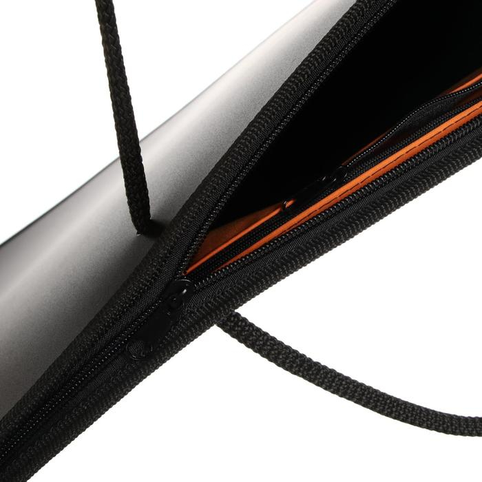 Папка для чертежей и рисунков А1, 900 х 655 х 50 мм, с ручками, пластиковая, молния сверху, ПР 4 -8, 0.9 мм, внутренний карман, цвет чёрный Папка для чертежей и рисунков А1, 900 х 655 х 50 мм, с ручками, пластиковая, молния сверху, ПР 4 -8, 0.9 мм, внутренний карман, цвет чёрный