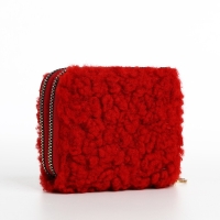 Кошелёк на молнии, цвет красный Кошелёк на молнии, цвет красный