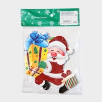 Декоративное украшение (подставка) "Дед мороз с подарком" 9х14,5 см Декоративное украшение (подставка) "Дед мороз с подарком" 9х14,5 см