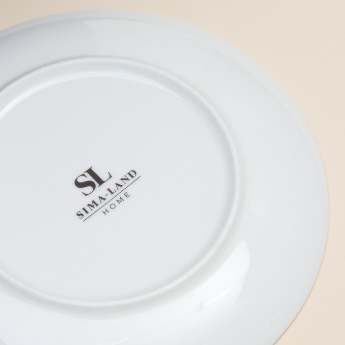 Тарелка SL Home «Фете дэ ла мойсон», d=15 см, десертная, фарфор Тарелка SL Home «Фете дэ ла мойсон», d=15 см, десертная, фарфор