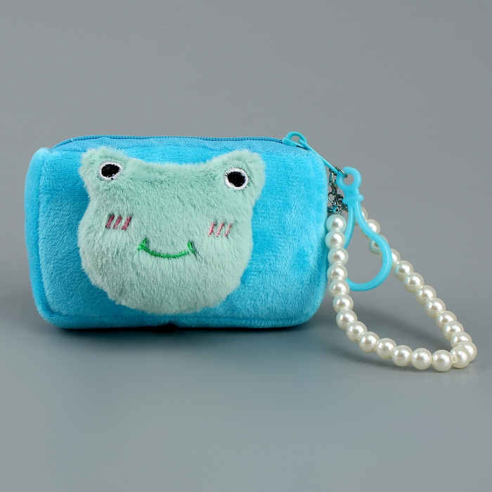 Кошелёк детский «Лягушка», на брелоке с браслетом Кошелёк детский «Лягушка», на брелоке с браслетом