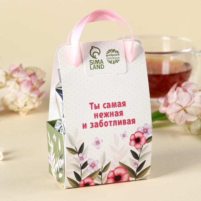 Чай чёрный &laquo;Любимой маме&raquo; в коробке-пакете, вкус: лимон, 50 г.