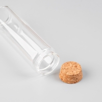 Декор для творчества стекло "Баночка с пробкой" набор 6 шт 12х3,7х3,7 см Декор для творчества стекло "Баночка с пробкой" набор 6 шт 12х3,7х3,7 см