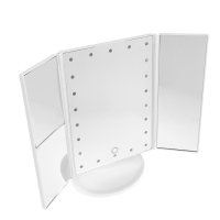 Зеркало Luazon KZ-07, подсветка, 30×18×7 см, 22 диода, 4хААА, (не в комплекте), белое Зеркало Luazon KZ-07, подсветка, 30×18×7 см, 22 диода, 4хААА, (не в комплекте), белое