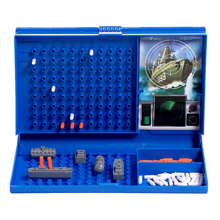 Настольная игра «Морской бой» с пластиковым полем, 2 игрока, 5+ Настольная игра «Морской бой» с пластиковым полем, 2 игрока, 5+