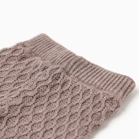 Брюки детские вязаные MINAKU, цвет кофейный, рост 80-86 см