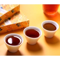 Китайский выдержанный черный чай "Шу Пуэр Huangjin zhuan", 250 г, кирпич Китайский выдержанный черный чай "Шу Пуэр Huangjin zhuan", 250 г, кирпич