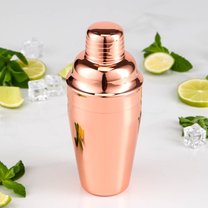 Шейкер из нержавеющей стали, 300 мл, цвет медный
