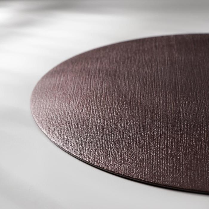 Тарелка подстановочная «Талисман», d=32 см, цвет коричневый Тарелка подстановочная «Талисман», d=32 см, цвет коричневый