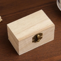 Шкатулка дерево под роспись "Прямоугольная" 5,5х10х6 см Шкатулка дерево под роспись "Прямоугольная" 5,5х10х6 см