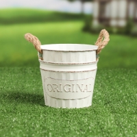 Кашпо "Ведерко оригинальное" МИКС, 13х13х12см Кашпо "Ведерко оригинальное" МИКС, 13х13х12см