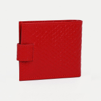 Кошелёк женский на кнопке, цвет красный Кошелёк женский на кнопке, цвет красный