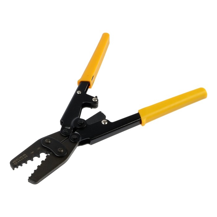 Пресс-клещи ТУНДРА, для опрессовки неизол. медных наконечников и гильз, 0.5 - 6 мм2 Пресс-клещи ТУНДРА, для опрессовки неизол. медных наконечников и гильз, 0.5 - 6 мм2