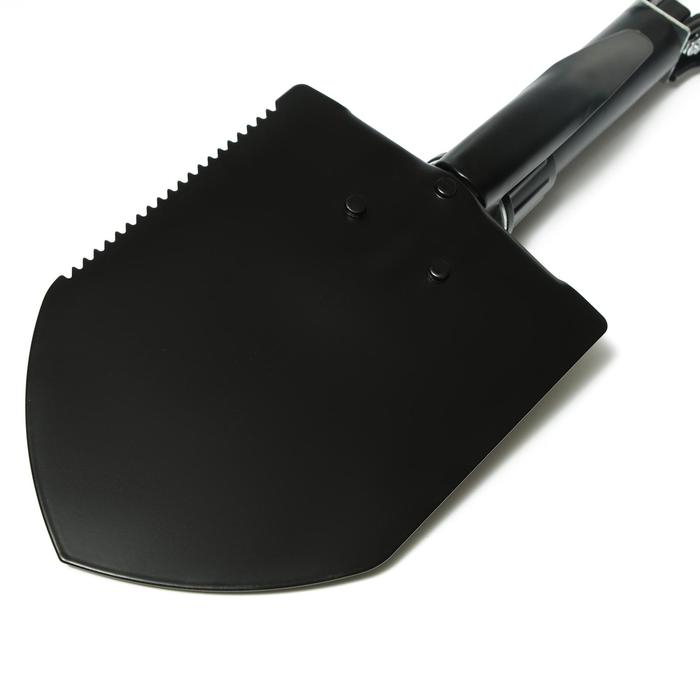 Лопата туристическая, складная, L = 62 см, пилка, металлический черенок с ручкой, в чехле, МИКС, Greengo Лопата туристическая, складная, L = 62 см, пилка, металлический черенок с ручкой, в чехле, МИКС, Greengo