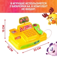 Касса-калькулятор, «Мой магазин», Смешарики, свет, звук Касса-калькулятор, «Мой магазин», Смешарики, свет, звук