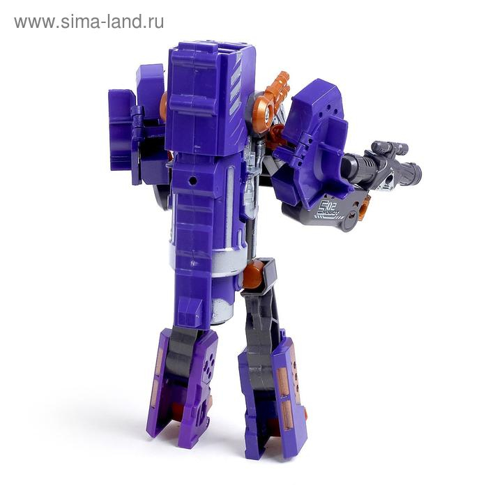 Бластер &laquo;Титан&raquo;, трансформируется, стреляет мягкими пулями, цвет фиолетовый