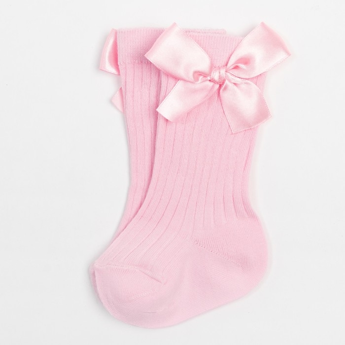 Гольфы Крошка Я &laquo;Бантик&raquo; 10-12 см, цвет розовый