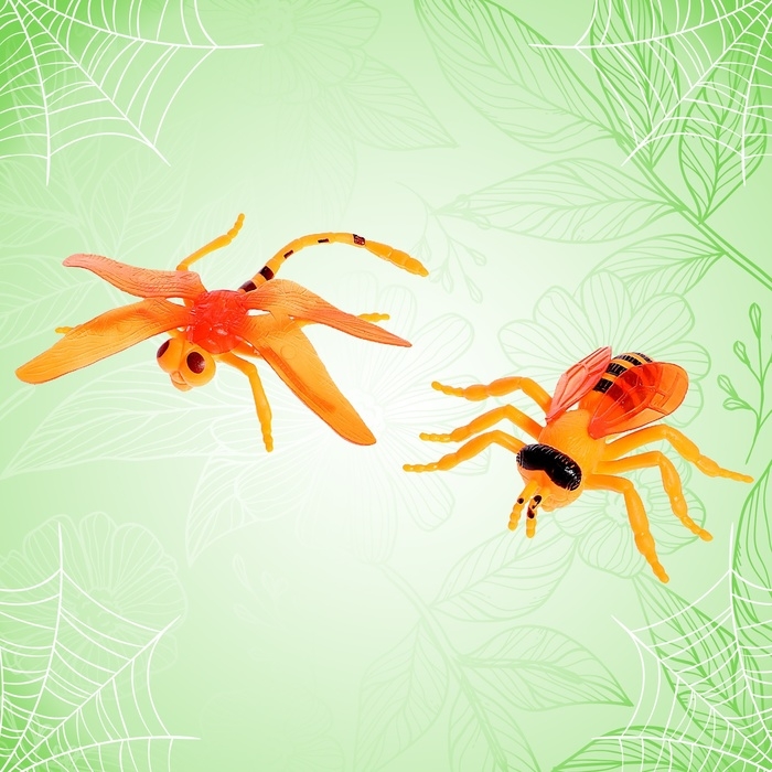 Набор насекомых &laquo;Жучки, паучки&raquo;, 12 штук