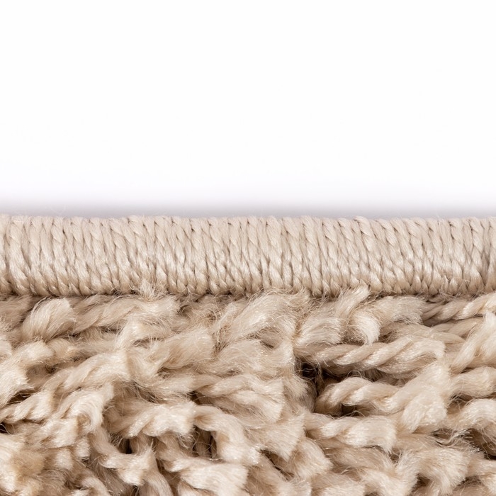 Ковёр Фризе &laquo;Шегги&raquo;, цвет светло-кофейный, овал 200х300 см