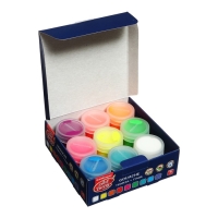 Гуашь 9 цветов по 20 мл, ErichKrause ArtBerry, неоновая, люминесцентный эффект, в картонной упаковке Гуашь 9 цветов по 20 мл, ErichKrause ArtBerry, неоновая, люминесцентный эффект, в картонной упаковке