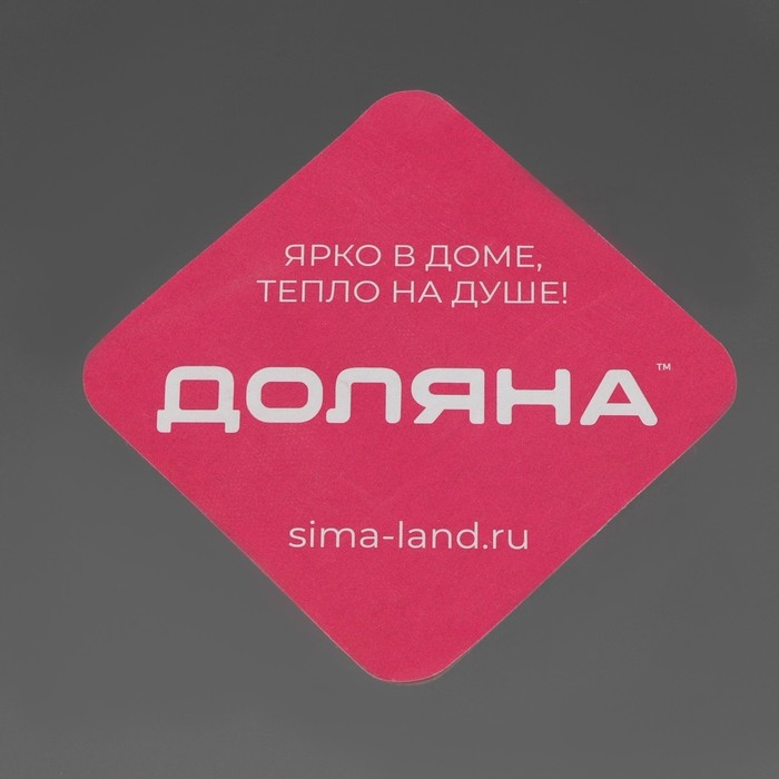 Поднос овальный из нержавеющей стали Доляна, 30&times;20 см, цвет серебряный