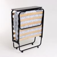 Раскладушка с матрасом взрослая "Элеонора-М" нагрузка до 120 кг, 202 х 90 х 34 см