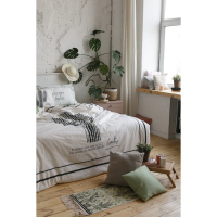 Постельное бельё "Этель" евро Кактус 200х217 см, 240*220 см, 50х70+3 см - 2 шт