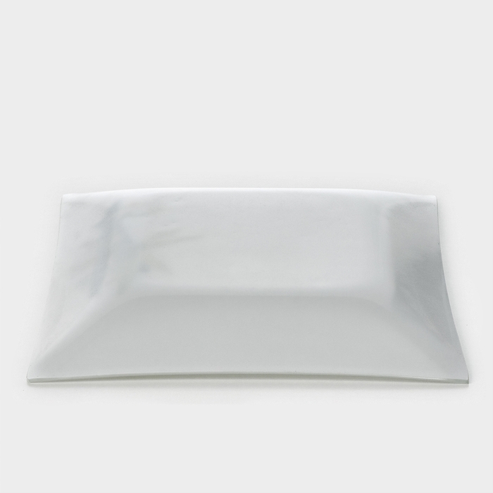 Тарелка стеклянная Доляна «Бамбук», 29.5×29.5 см Тарелка стеклянная Доляна «Бамбук», 29.5×29.5 см