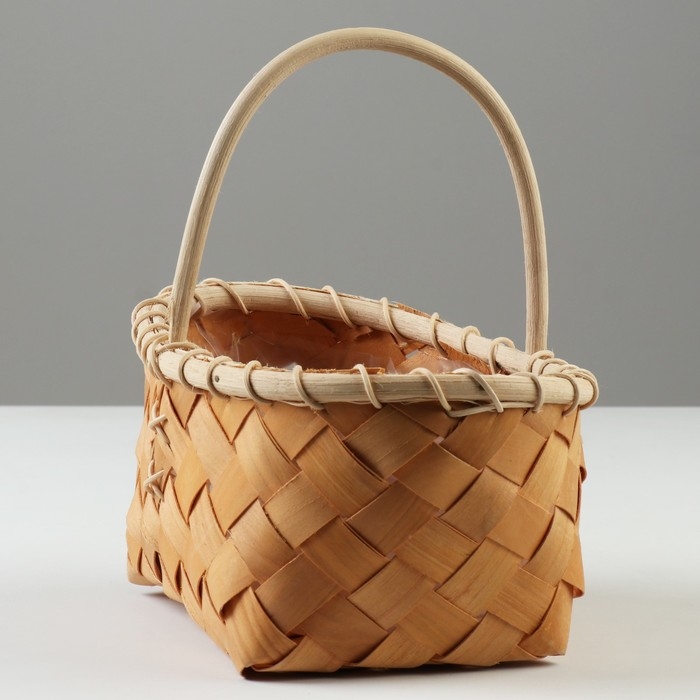 Корзина плетеная, 23,5 x 14 x 9,5 x 12/21 см, секвойя Корзина плетеная, 23,5 x 14 x 9,5 x 12/21 см, секвойя