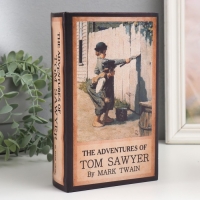 Сейф-книга дерево кожзам ""Приключения Тома Сойера" Марка Твена" 21х13х5 см Сейф-книга дерево кожзам ""Приключения Тома Сойера" Марка Твена" 21х13х5 см