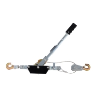 Лебедка рычажная ТУНДРА, двойное храповое колесо, тяга 4 т (подъем 1.6 т), трос 4 метра Лебедка рычажная ТУНДРА, двойное храповое колесо, тяга 4 т (подъем 1.6 т), трос 4 метра