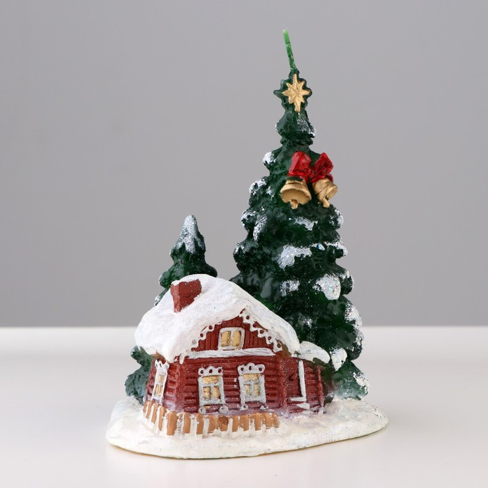 Свеча декоративная Свеча декоративная "Зимний праздник", 8х11,5х13,5 см