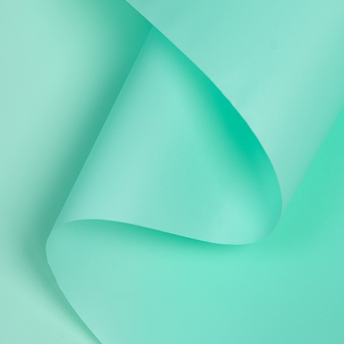 Пленка для цветов, матовая, аквамариновый, 58 см х 10 м Пленка для цветов, матовая, аквамариновый, 58 см х 10 м