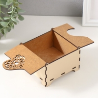 Шкатулка комбинированная "Сердце" 10,5х10х7 см Шкатулка комбинированная "Сердце" 10,5х10х7 см