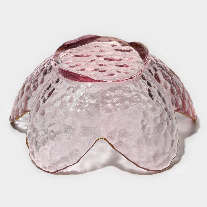 Миска стеклянная фигурная «Цветок», 60 мл, 9×4 см Миска стеклянная фигурная «Цветок», 60 мл, 9×4 см