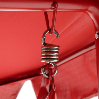 Качели садовые "Уют" красные, 170 х 150 х 110 см максимальная нагрузка 210 кг Качели садовые "Уют" красные, 170 х 150 х 110 см максимальная нагрузка 210 кг