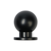 Ручка кнопка CAPPIO RK146, d=25 мм, цвет черный Ручка кнопка CAPPIO RK146, d=25 мм, цвет черный