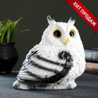 Копилка "Совушка малая" белая, 16х18см Копилка "Совушка малая" белая, 16х18см