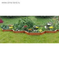 Грядка пластиковая, 55 × 55 × 13 см, терракотовая, «Плюс» Грядка пластиковая, 55 × 55 × 13 см, терракотовая, «Плюс»