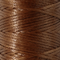 Нитки вощёные, плоские, 150D/16, 0,8 мм, 50 &plusmn; 2 м, цвет светло-коричневый