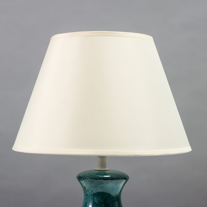 Настольная лампа 16800/1GN E14 40Вт бело-зеленый 25x25x37 см RISALUX