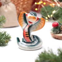 Сувенир "Змея Гера", гжель, цвет, 11 см