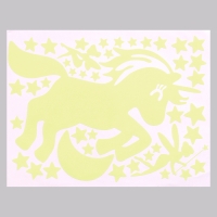 Наклейка 3Д интерьерная светящаяся Единорог 30*20см Наклейка 3Д интерьерная светящаяся Единорог 30*20см