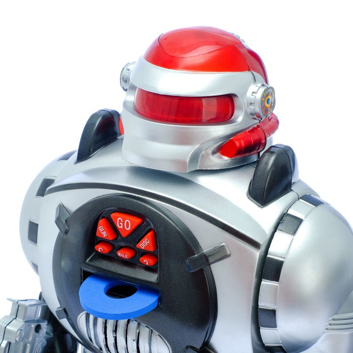 Робот радиоуправляемый &laquo;Космический боец&raquo;, световые и звуковые эффекты, стреляет дисками, МИКС