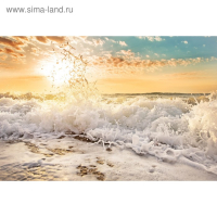 Картина на подрамнике "Морская пена" 50*100 см