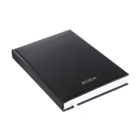 Ежедневник датированный 2024 года, А5, 176 листов, Attomex.Regent, обложка бумвинил, ляссе, блок 70 г/м2, чёрный Ежедневник датированный 2024 года, А5, 176 листов, Attomex.Regent, обложка бумвинил, ляссе, блок 70 г/м2, чёрный