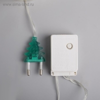 Гирлянда &laquo;Нить&raquo; 5 м с насадками &laquo;Шарики цветные&raquo;, IP20, прозрачная нить, 30 LED, свечение мульти, 8 режимов, 220 В